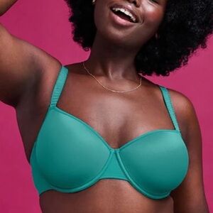 ThirdLove- 24/7 Classic T-shirt Bra Teal Size 44C Adjustable Straps Comfort